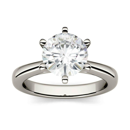 Round Diamond Engagement Ring for Women