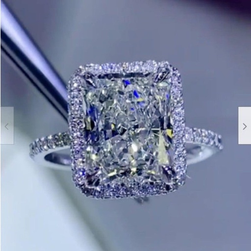 Radiant Diamond Engagement Ring for Women