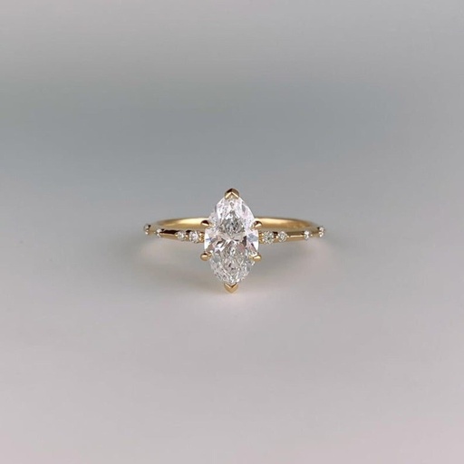 Marquise Diamond Engagement Ring For Women
