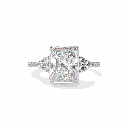Radiant Diamond Engagement Ring for Women