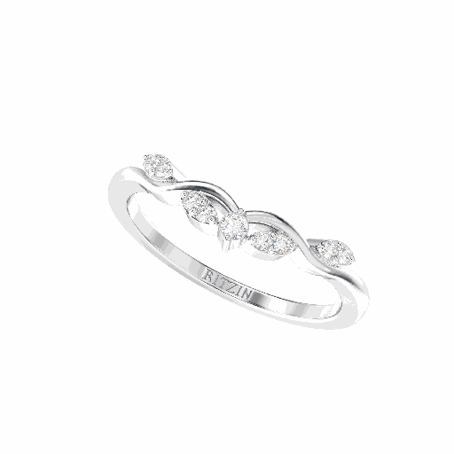 Round Diamond Fancy  Engagement Ring for Women