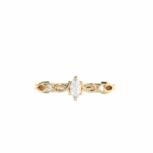 Marquise Diamond Engagement Ring for Women