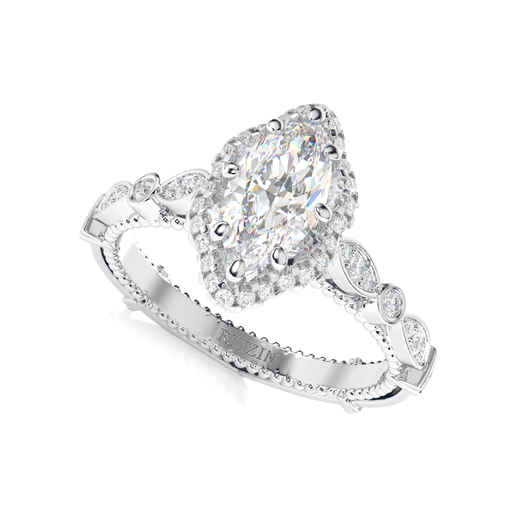 Marquise Diamond Engagement Ring for Women