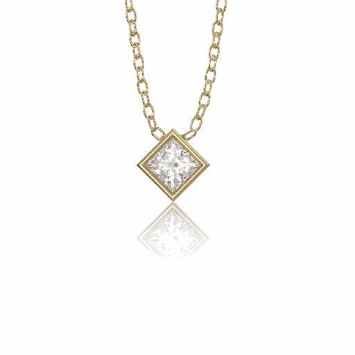 Princess Diamond Fancy Pendant for Women