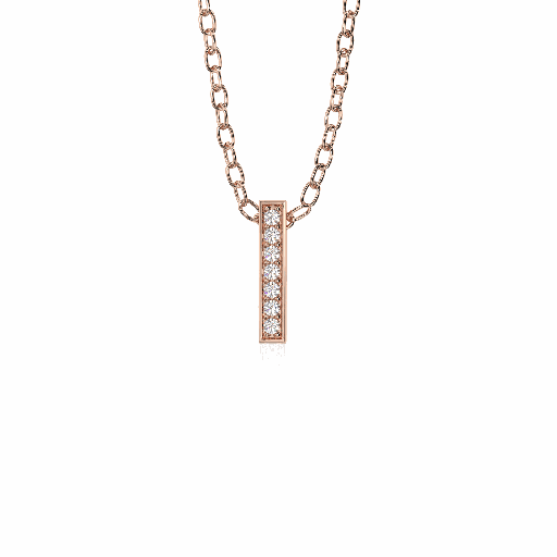 Round Diamond Pendant For Women