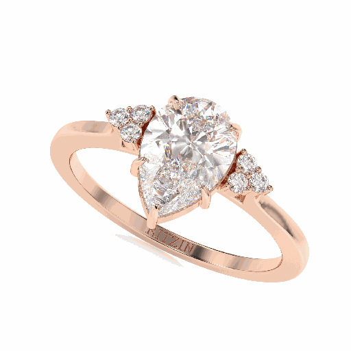 Pear Diamond 7 Stone Engagement Ring for Women