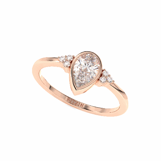 Pear Diamond Fancy Engagement Ring for Women
