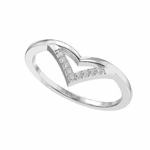 Round Diamond Fancy Engagement Ring for Women