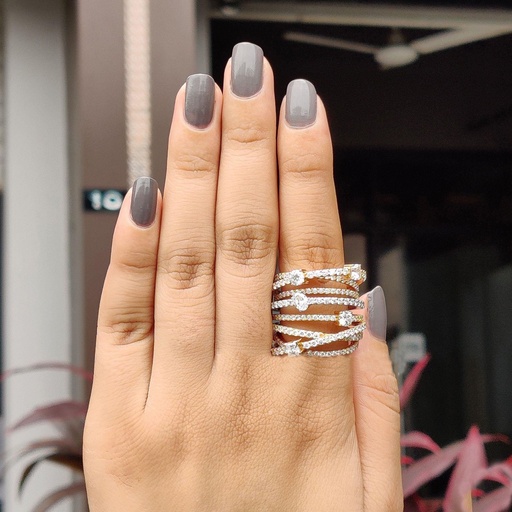 Round Diamond Ring Engagement Ring for Women