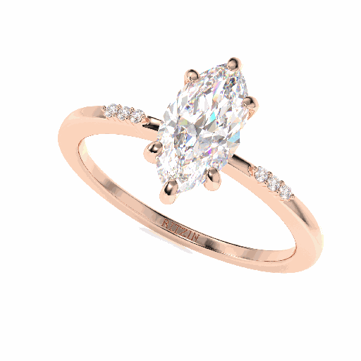 Marquise Shape Diamond Engagement Ring for Women