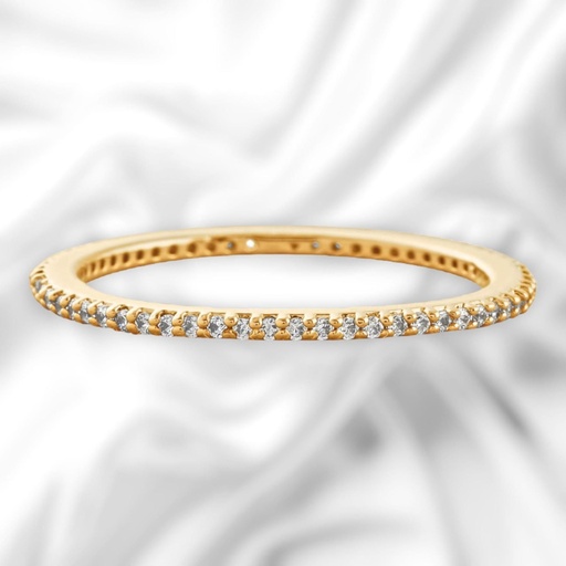 Round Cut Diamond Eternity Wedding Band For Women