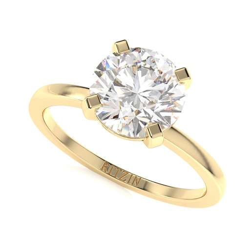 1.00ctRound Cut Diamond Solitaire Engagement Ring for Women