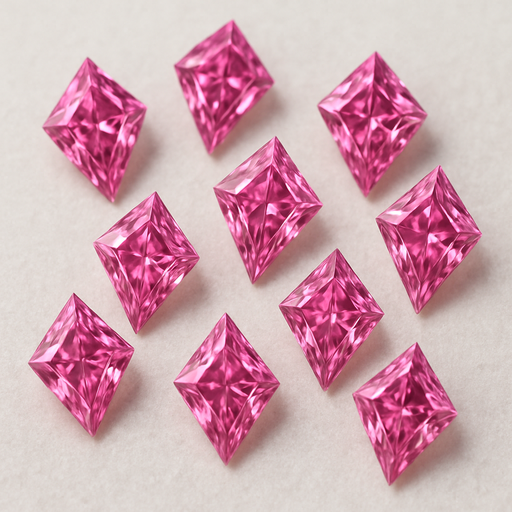 10 × 7 mm Kite CVD Pink