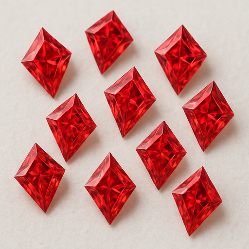 10 × 7 mm Kite CVD Red