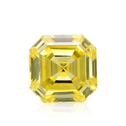 3.75 mm Asscher CVD Yellow