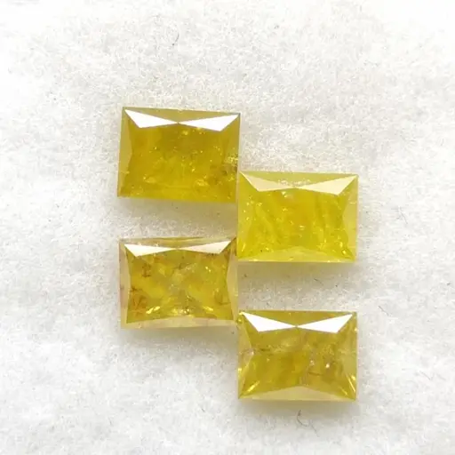 5.5 mm Princess CVD Yellow