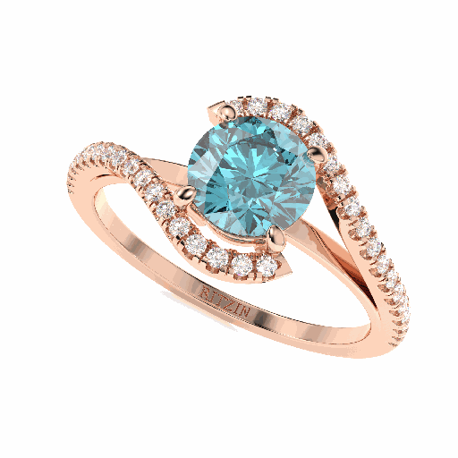 Round Diamond Engagement Ring for Women