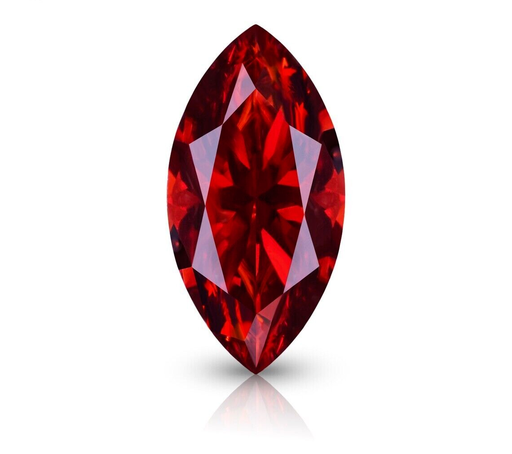 5.50*3.20  mm Marquise CVD Red