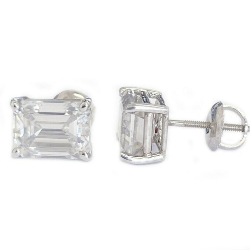 Emerald Diamond Earrings for Women