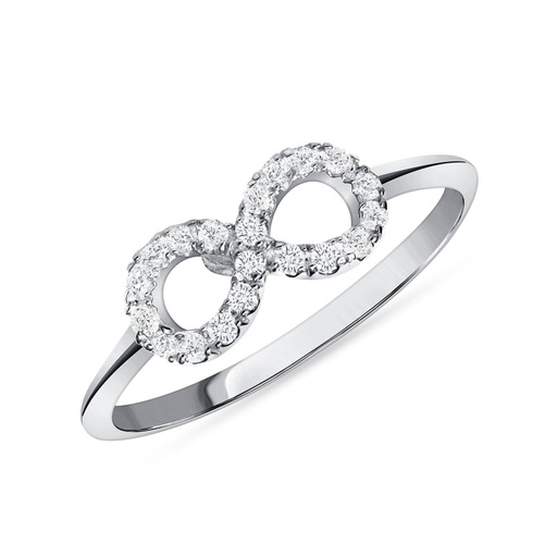  Infinity Natural Round Diamond Band
