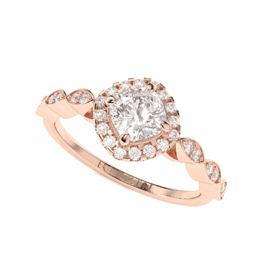 Cushion Diamond Engagement Ring for Her