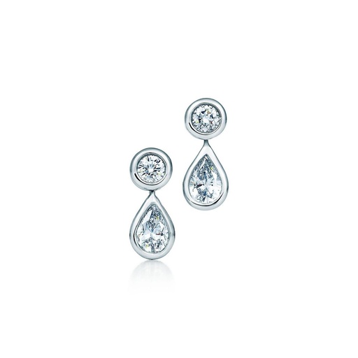 Round & Pear Cut Drop/Dangle Earring for Women