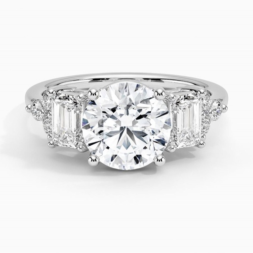 Round Cut Fancy Engagement Ring for Women, Wedding Ring, Gift Ring