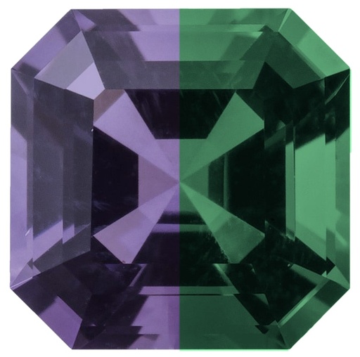 Alexandrite Gemstone Asscher 0.8ct