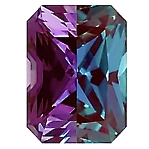 Alexandrite Gemstone Radiant 2.75ct