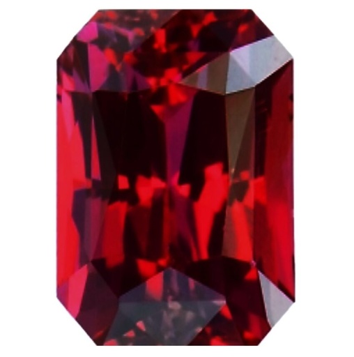 Ruby Gemstone Radiant0.6ct