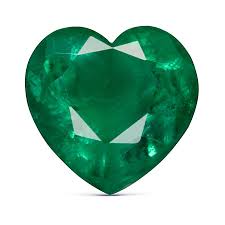 Emerald Gemstone Heart 0.5 ct