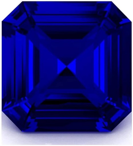 Sapphire Gemstone Asscher2ct