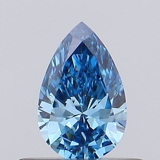 LGD Fancy Blue Vivid Pear 7*5 mm