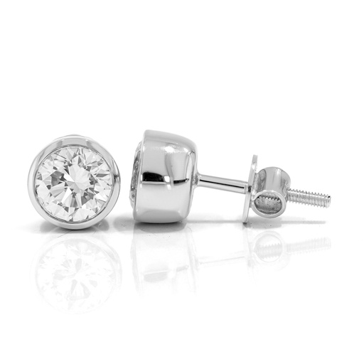  Round Diamond Pointer Stud Earrings