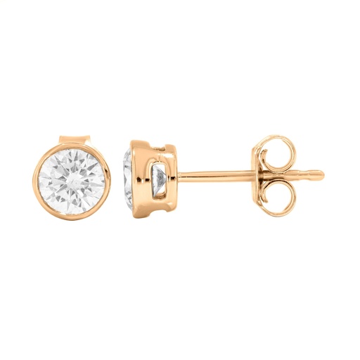  Round Diamond Pointer Stud Earrings