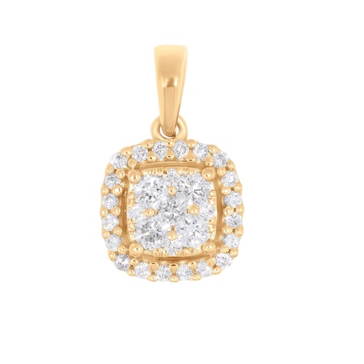  Round Diamond Designer Pendant For Women