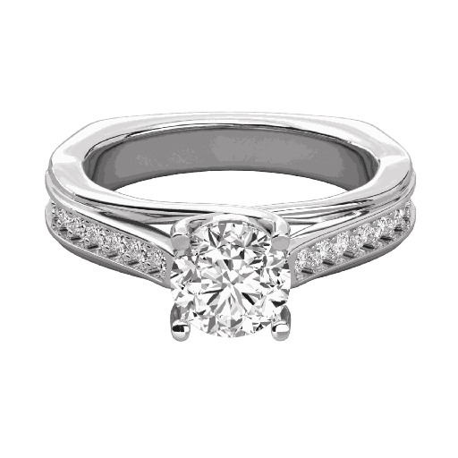  Round Diamond Designer Solitaire Ring 