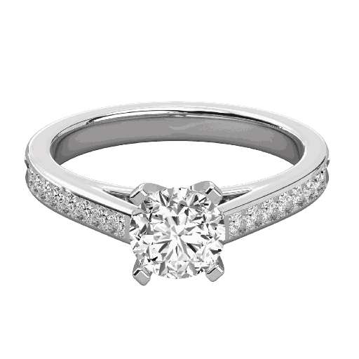 Round Diamond Solitaire Ring 