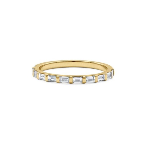  Baguette Shape Moissanite Wedding Band For Men's 