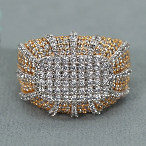 14 KT Yellow Gold Lab Created Diamond Ring For Birthday Gift with VVS clarity diamonds