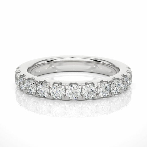  Round Cut Prong Setting Diamond Eternity Band For Women