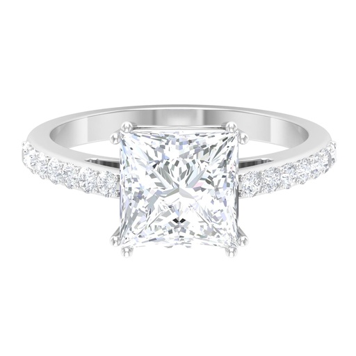  Princess Diamond Engagement Ring for Women