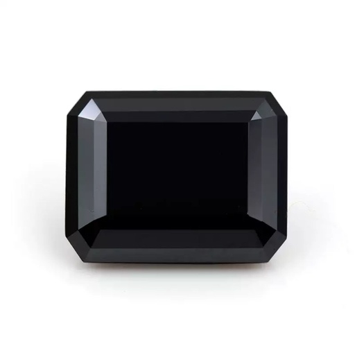 Loose Moissanite Black Clean Emerald Cut 13.00 x 11.00 MM