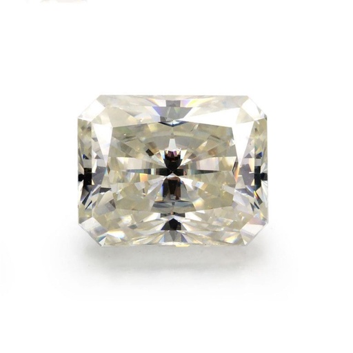 Loose Moissanite Off White Clean Radiant Cut 13.00 x 11.00 MM