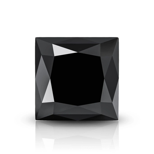 Loose Moissanite Black Clean Princess Cut 7.50 MM
