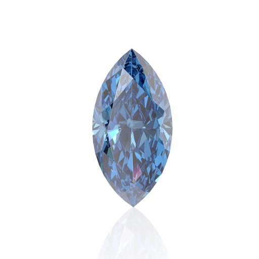 Loose Moissanite Royal Vivid Blue Clean Marquise Cut 11.00 x 5.50 MM