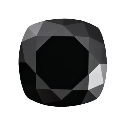 Loose Moissanite Black Clean Cushion Cut 15.00 MM