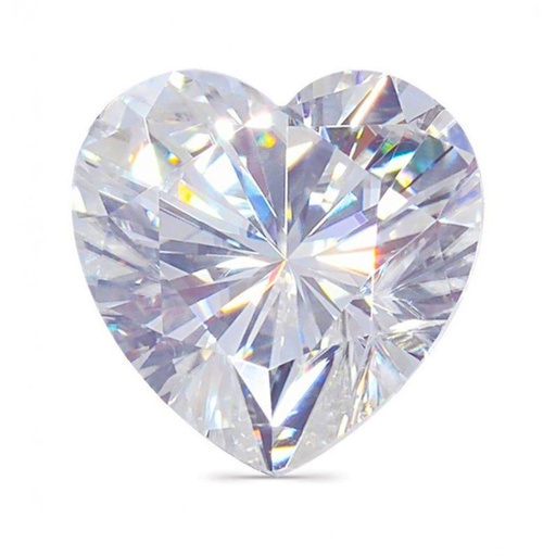 Loose Moissanite White Clean Heart Cut 17.00 MM