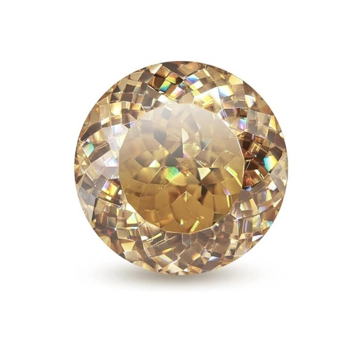 Loose Moissanite Brown Clean Portuguese Cut 5.00 MM