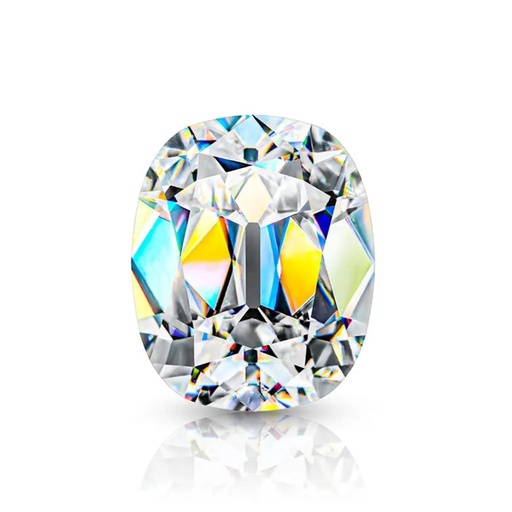 Loose Moissanite White Clean Old Mine Elongated Cut 14.00 x 12.00 MM